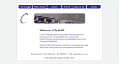 Desktop Screenshot of ce-ge.com